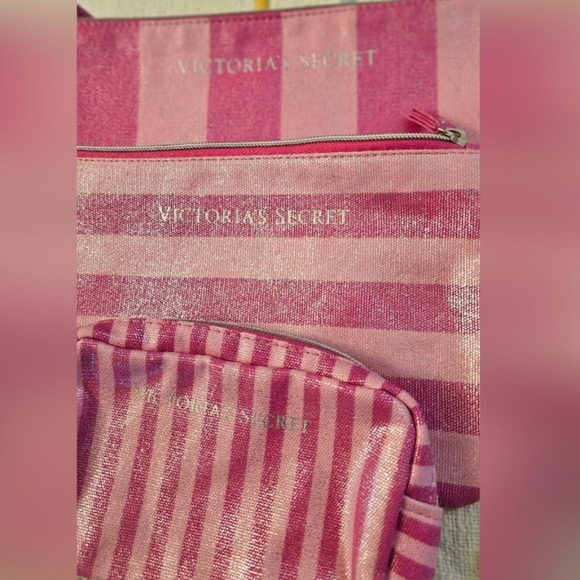 Victoria Secret 3 SIZE BUNDLE SET ALL ZIP PINK NWOT - Picture 2 of 11